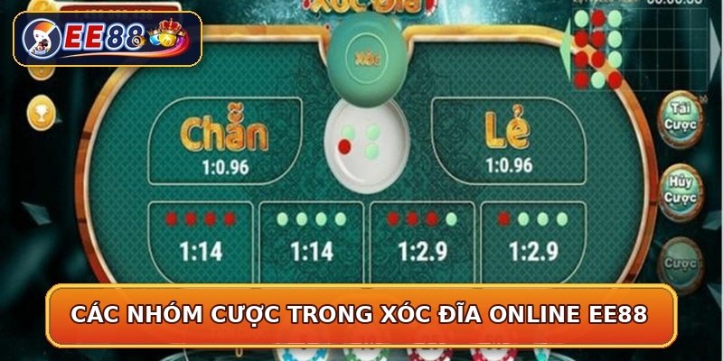 Các nhóm cược trong xóc đĩa online EE88