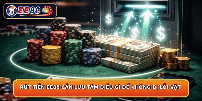 Rút tiền EE88 cần lưu tâm điều gì để không bị lỗi vặt